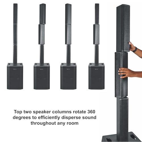 Rockville (2) TITAN ARRAY SYSTEM 2) Rockville Titan Array System Wireless Linking Column Array Speakers + Subs thumb #6