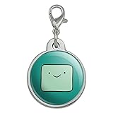 GRAPHICS & MORE Adventure Time BMO Head Chrome Plated Metal Pet Dog Cat ID Tag