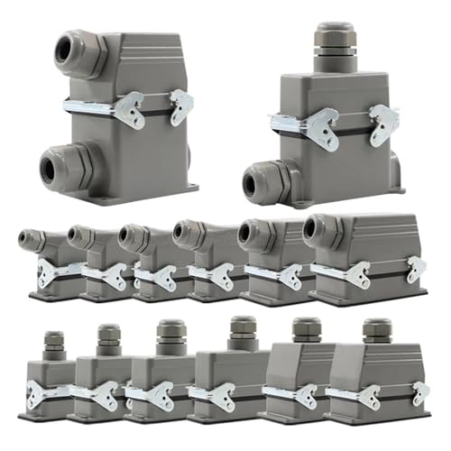 Conector resistente rectangular 16A impermeable beige miniatura 1