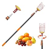 SPECILITE Fruit Picker, 5-20FT Telescoping Pole with Pre-Assembled Basket