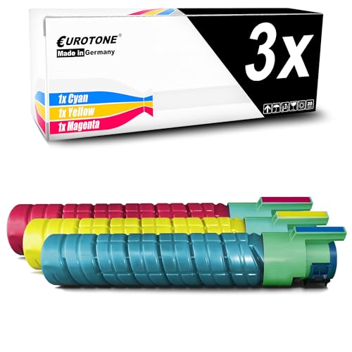 Cartouches de toner Ricoh Aficio SPC410 de rechange Eurotone pack 3 couleurs laser