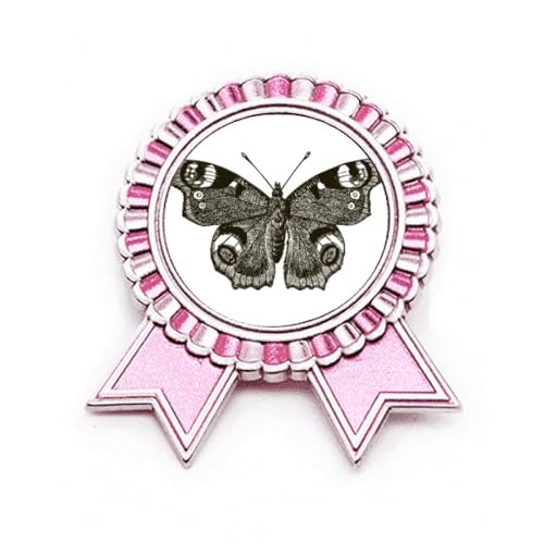 Badge broche broche rose gagnant médaille métal de qualité supérieure et finition sombre