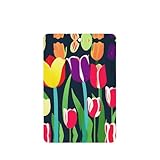 Amplia aplicación: las hojas fragantes con estampado de tulipanes coloridos se pueden utilizar no solo para la decoración del coche, sino también para refrescar el aire. También son una bonita decoración para todo tipo de celebraciones de festivales, como Navidad, día de Acción de Gracias, boda, día de San Valentín, fiestas de cumpleaños, etc.