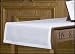 Christian Brands Altar Runner 100% Linen 100% Linen 24 x 62' L, White