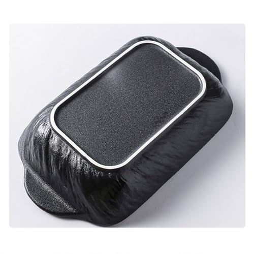 Cuenco rectangular de doble oreja de cerámica apto para microondas y gratinados al horno 5