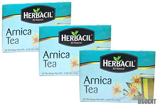 HERBACIL ARNICA TEA 25-BAGS 0.88 OZ (3)