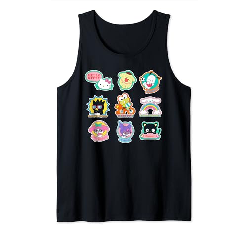 Hello Kitty and Friends Supercute Stickers Tank Top