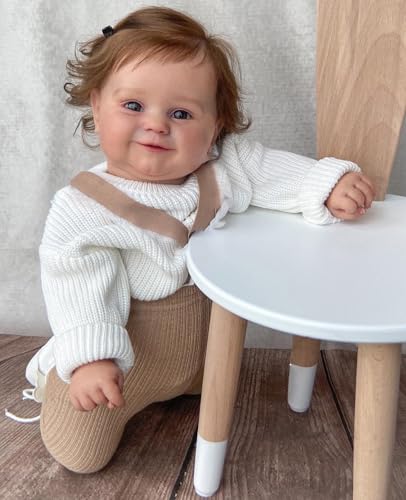 Muñeca Reborn Bebé Realista 24 Pulgadas Cuerpo de Algodón miniatura 6
