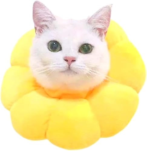 Pet Supplies Cat Headgear Cat Toy Anti-Bite Ring, Specification: S(Golden Yellow)