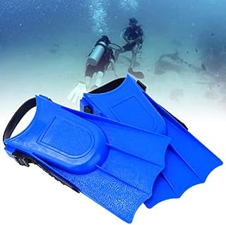 Children's Short Swim Fins Lightweight PVC Training Diving Flippers