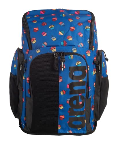 Arena Spiky III   Mochila 45 para natación, Deportes, Gimnasio, Equipo de Entrenamiento, Bolsa de natación para Hombres y Mujeres, 45 L, Cupcakes