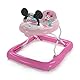 Bright Starts, Disney Baby, Minnie Mouse, Tiny Trek, Forever Besties, 2 in 1 Lauflernhilfe mit abnehmbarer Spielstation, Lichtern und Liedern, höhenverstellbar, Minnie Maus, 12825, pink