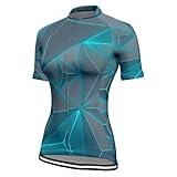【Materiale】Il materiale delle camicie da ciclismo è realizzato al 100% in poliestere. Pregevole fattura, tessuto leggero, adatto a varie attività all'aperto. il tessuto traspirante e assorbente ti mantiene asciutto e fresco durante la guida. Questa maglia ti terrà comodo durante la corsa.