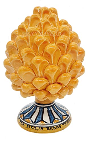 Sicilia Bedda - Pigna Siciliana con Piede Decorato...