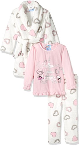 Bunz Kidz Girls' Follow Your Dreams Robe and 2pc Pajama Set