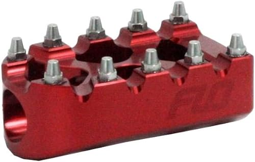 Flo Motorsports Clavijas de cambio, se adapta a HARLEY DAVIDSON DYNA MOTOCICLETAS (rojo)