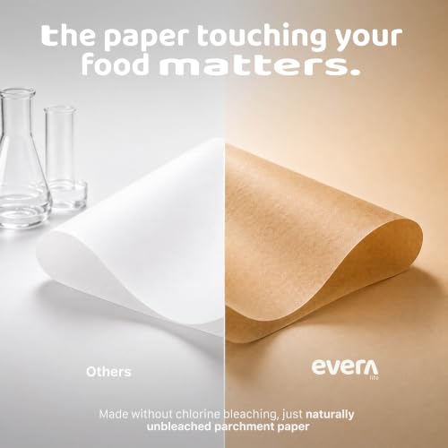 Image of Pack of 50 Bake & Wrap Sheets (30x30cm)|Butter Paper Roll Alternate Parchment|Unbleached Non-Stick Baking Paper Squares Baking Sheets for Oven, Air Fryer & Food Wrapping|Equal to 15 m