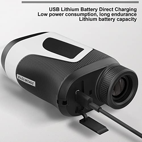 Telêmetro de caça, design ergonômico IP54, luz de ampliação de 6x, 2 modos, medidor de distância de