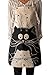 ShopINess Delantales Gato (Gato y cría, 68x55cm) Tamaño Adultos