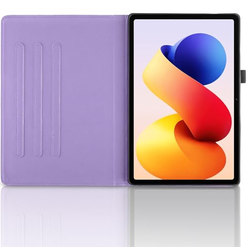Coque Xiaomi Redmi Pad 2 Pro 2025 Violette avec Support Rotatif 360°