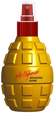 Eda Taspinar Bronzing Bomb, Tanning Oil Spray for Accelerated Dark Mediterranean Tan, All Eyes On You! SPF 0, 200 ml (6.8 oz), 1 Pack