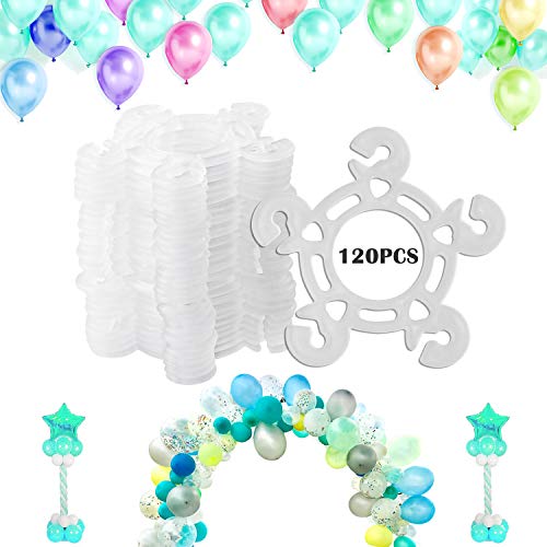 Balloon Clips(120 pcs), Tinabless Balloon Connectors for Decor Balloon Arch, Balloon Column Stand an - //coolthings.us