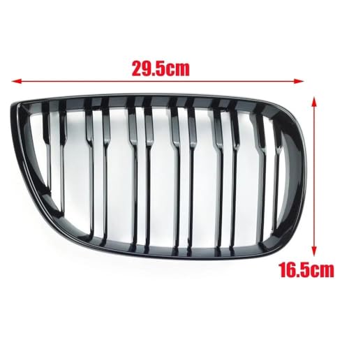 Grilles de radiateur BMW E81 E87 finition premium pour modèle pré-lifting