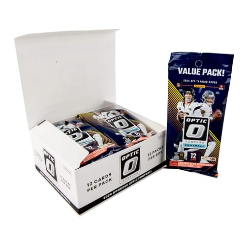 2024 Panini Donruss Optic Football Value Pack Cello Fat Pack Sealed Box