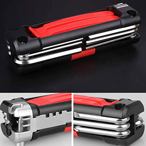 Bicycle Repair Kit Multifunctional 14 in 1 Foldable Bike Maintenance Tool Set Black,Bicycle Multi Tool - Image 5