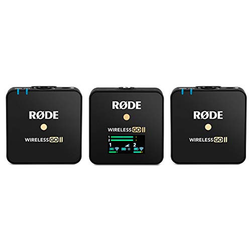 Rode Wireless GO II - Sistema con microfono wireless a 2 canali + panno per la pulizia di keepdrum