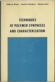 Paperback Techniques of Polymer Syntheses and Characterization Book