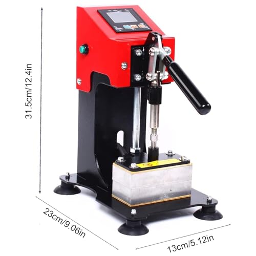 Prensa térmica manual mini con temperatura ajustable miniatura 2