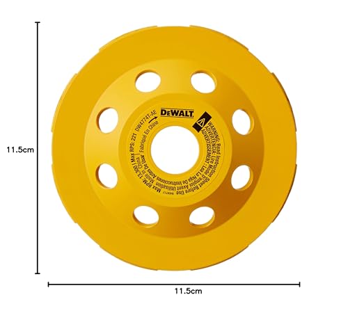 Image of DEWALT DW4774T-AE 115mm Double Row Diamond Cup Grinding Wheel for angle grinders