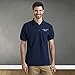 Polo Shirts for Men Custom Personalized Text Cotton Short Sleeves Golf Tees Navy X Large