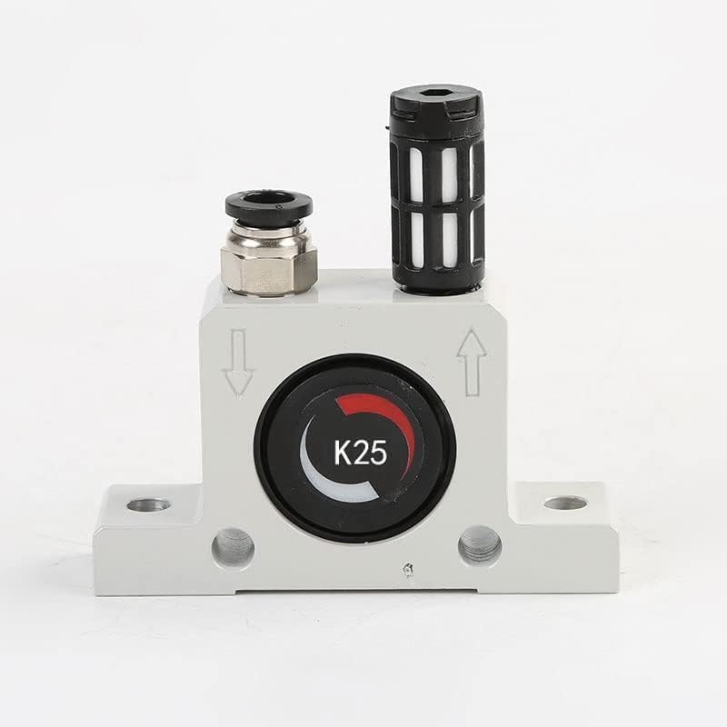 K 1/4'' K25 Thread Pneumatic Vibrator Power Concrete Vibrator Ball Type Aluminum Alloy Air Turbine Oscillator with Silencer