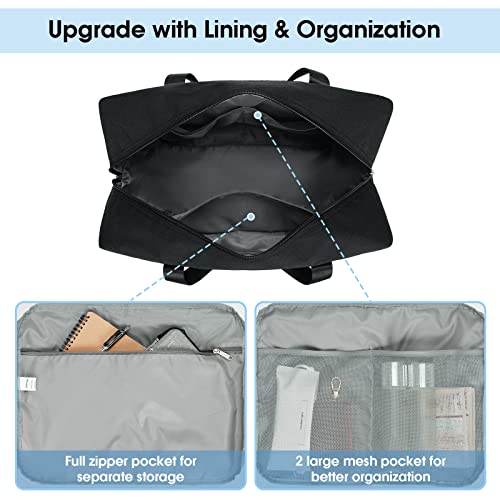 Narwey Travel Duffel Bag With Clear Travel Toiletry Bag for Women and Men4