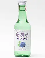 Soju Bebida Alcoólica Coreana Sabor Mirtilo 360ml