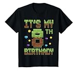 Photo Gallery birthday boy È il mio ottavo compleanno pixel gamer di 8 anni maglietta Photo Gallery birthday boy È il mio ottavo compleanno pixel gamer di 8 anni maglietta