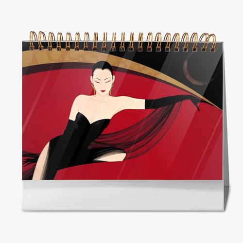 鶴田一郎 56 2026 カレンダ 卓上 シンプル 実用的 絶妙 便利 ファッション 時間管理 家庭用