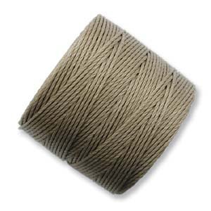 S-Lon Superlon #18 Twisted Nylon Bead Cord 77 Yard Spool Bobbin SAND