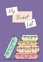 My Bucket List : A Guided Prompt Journal for Keeping Track of Your Adventures 100 Entries Purple 1731060807 Book Cover