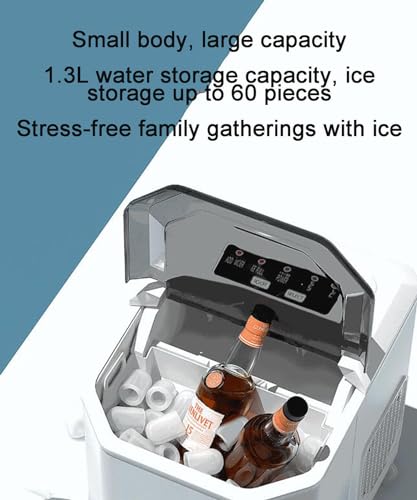 Machine à glace domestique rapide avec taille de glaçons ronds réglable - 4