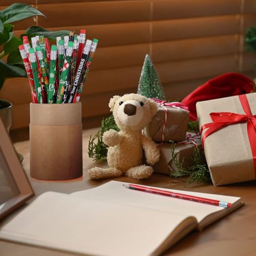 Lápices de Navidad para Niños con Borradores, Set de 36 miniatura 5