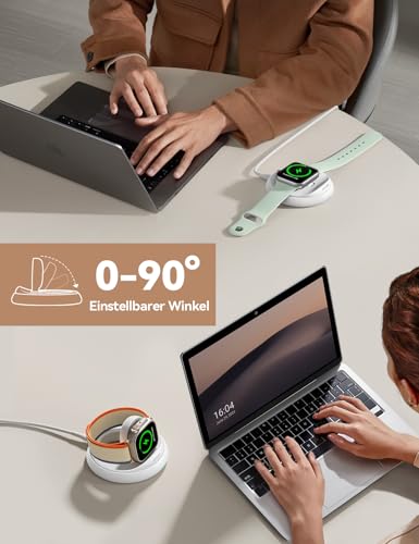 JOYROOM Kabellose Apple Watch Ladekabel, 2026 Neu Magnetische Apple Watch Ladegerät mit 1m USB C Kabel, iWatch Ladestation für iWatch S11/10/9/8/7/SE3/6/5/4/3/Ultra3(38mm/41mm/42mm/44mm/45mm46mm/49mm)