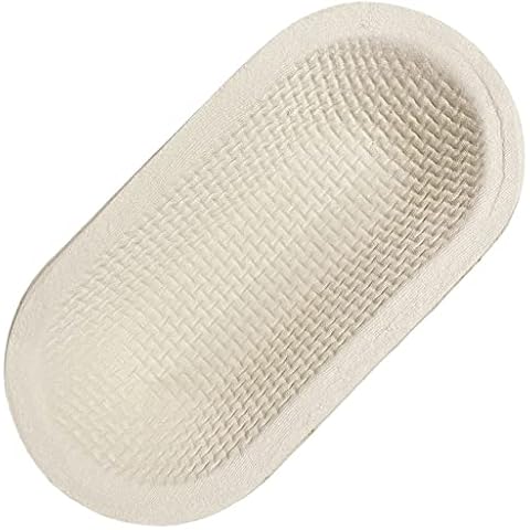 Wood Pulp Fiber Oval Banneton Bread Proofing Basket, Sourdough Proofing Basket, Heavy Duty Bread Banneton Proofing Basket, Non-Stick Sourdough Bread Basket Proofing (Large Waffel Oval) Cover