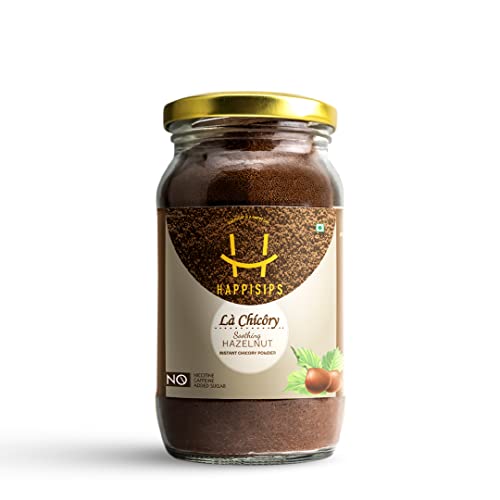 Image of HAPPISIPS Instant Chicory Root Powder - 150g - Hazelnut Flavour