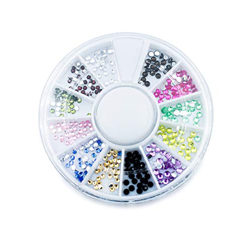Kit Disco Strass Pedrarias Para Unhas Decoração Enfeites Arte Sedução