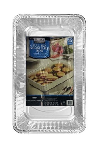 Member's Mark Aluminum Steam Table Pans, Full Size (15ct.)