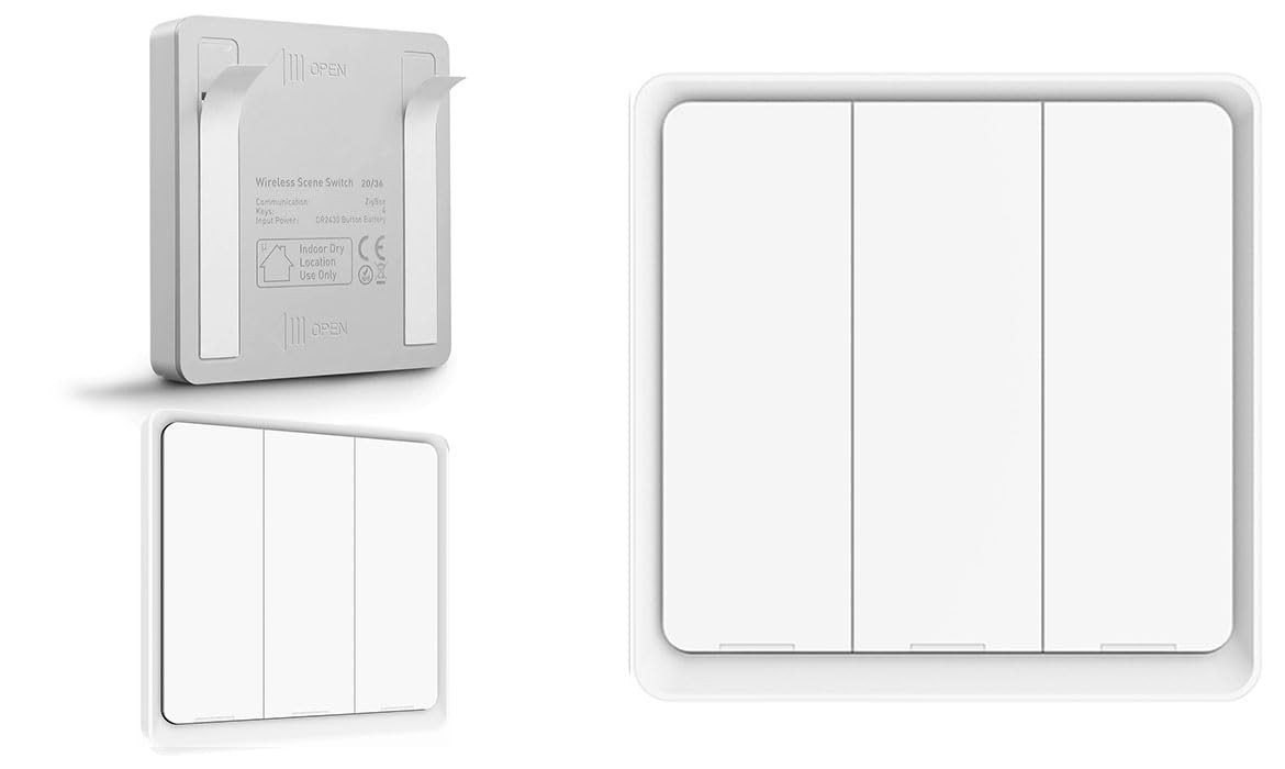 Sone Smart One Botón ZigBee 3.0 inalámbrico Tuya interruptor escena 3