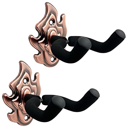 MOYACA Lot de 2 supports muraux en métal pour guitare, support mural avec vis, support mural pour guitare, basse… - Les Beatles, Paul McCartney, John Lennon, RIngo Starr, George Harrison MOYACA Lot de 2 supports muraux en métal pour guitare, support mural avec vis, support mural pour guitare, basse…